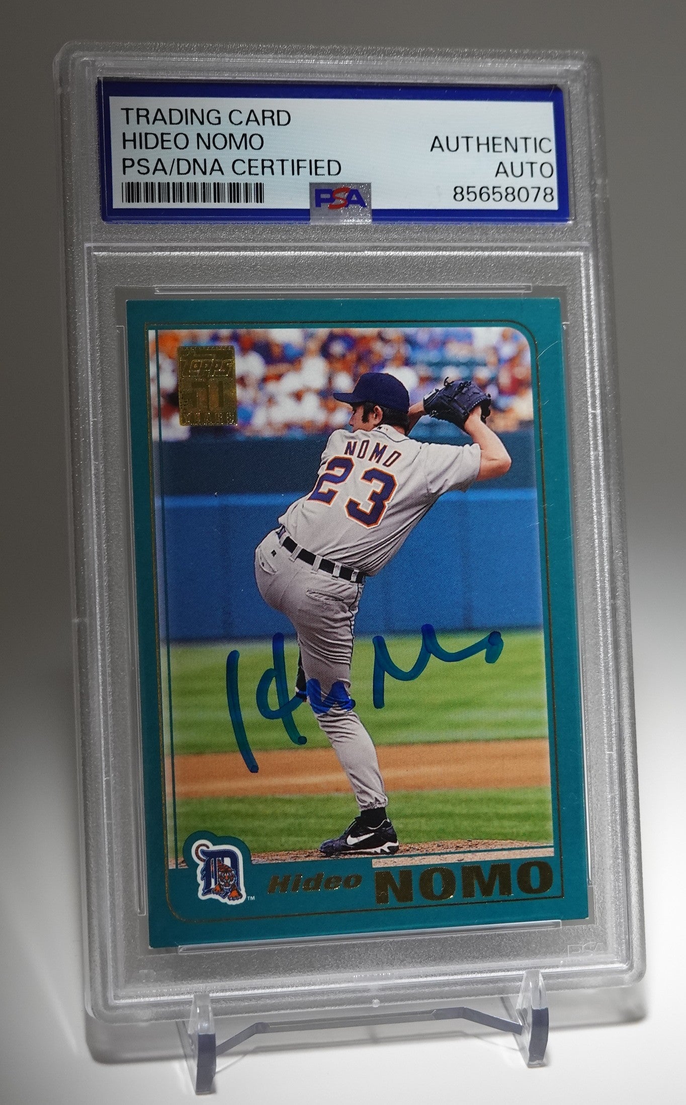 野茂英雄 直筆サイン入りカード PSA/DNA社サイン鑑定証明済 2000 Topps