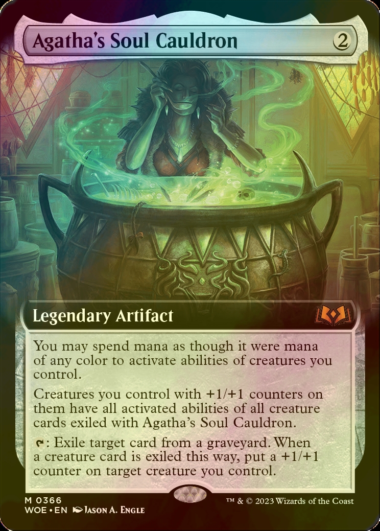 FOIL] アガサの魂の大釜/Agatha's Soul Cauldron (拡張アート版