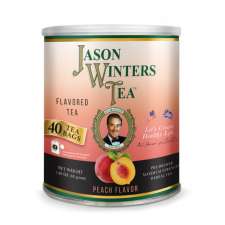 Jason Winters 40-Count Peach Flavored Tea Bags | Sir Jason Winters