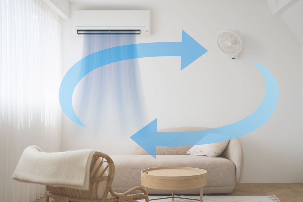 壁掛け扇風機 壁掛けふわビューン SF-W171 E5 - シロカ株式会社