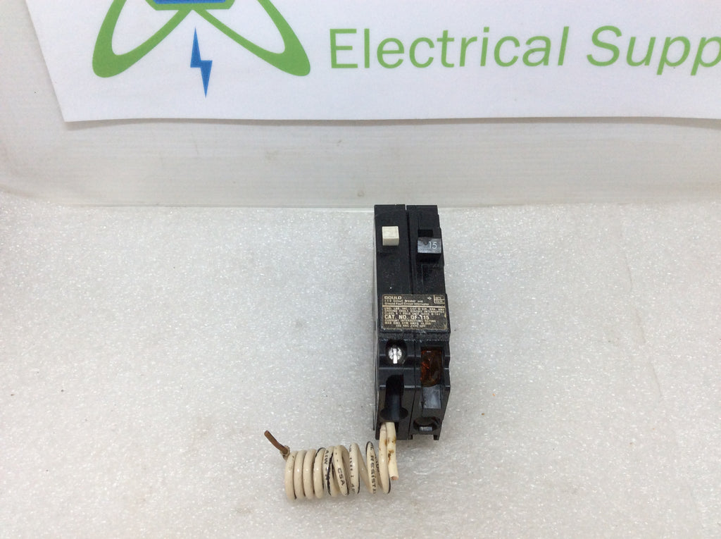 Siemens/ITE/Gould QF115 15 Amp 1 Pole 120/240V Type QPF Ground Fault B