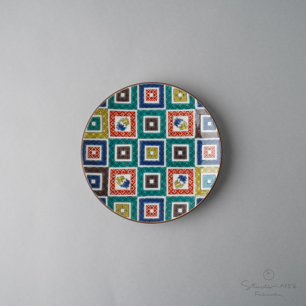 九谷焼 古九谷柄 五寸皿 15cm 青郊窯の通販｜Studio1156 – 【公式