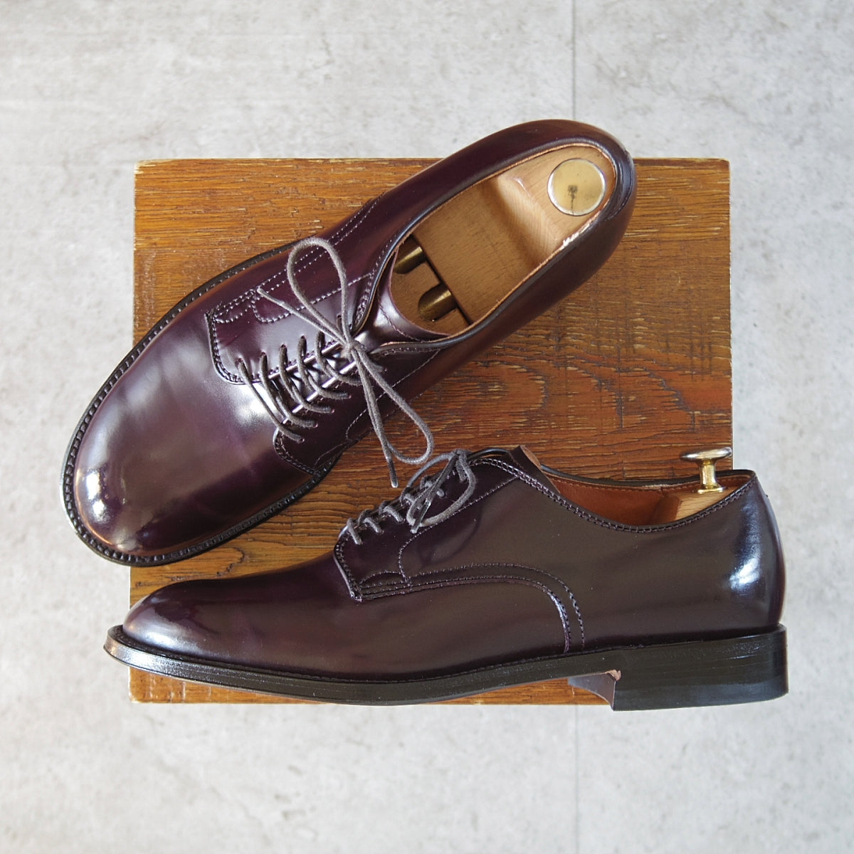 オールデン 8D【コードバン仕様/990/バーガンディー】 | 高級中古革靴