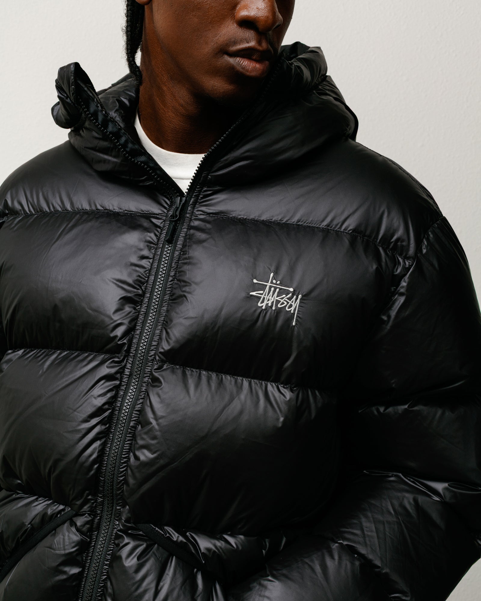 Micro Ripstop Down Parka – Jet Black | Outerwear | Stüssy