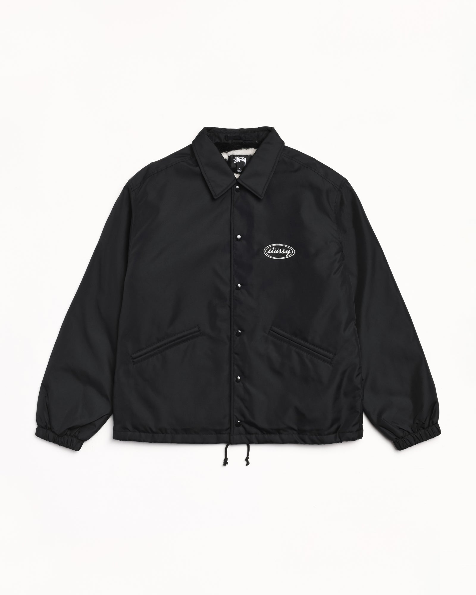 Coaches Jacket – Black | Outerwear | Stüssy