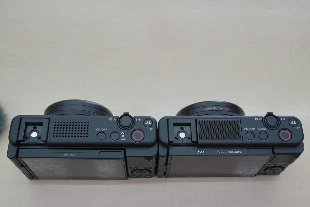 新型旧型比較！（ZV-1M2、ZV-1） -