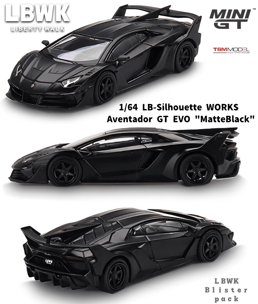 1/64スケール MINI GT「LB-Silhouette WORKS ランボルギーニ・アヴェン