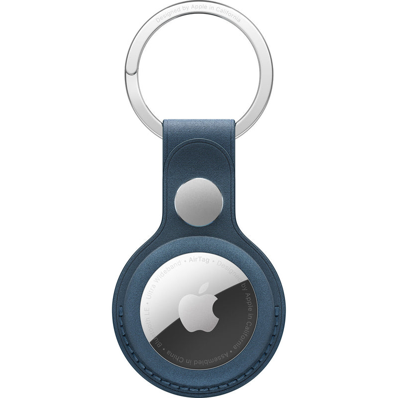 Apple AirTag FineWoven Key Ring - Pacific Blue | staples.ca