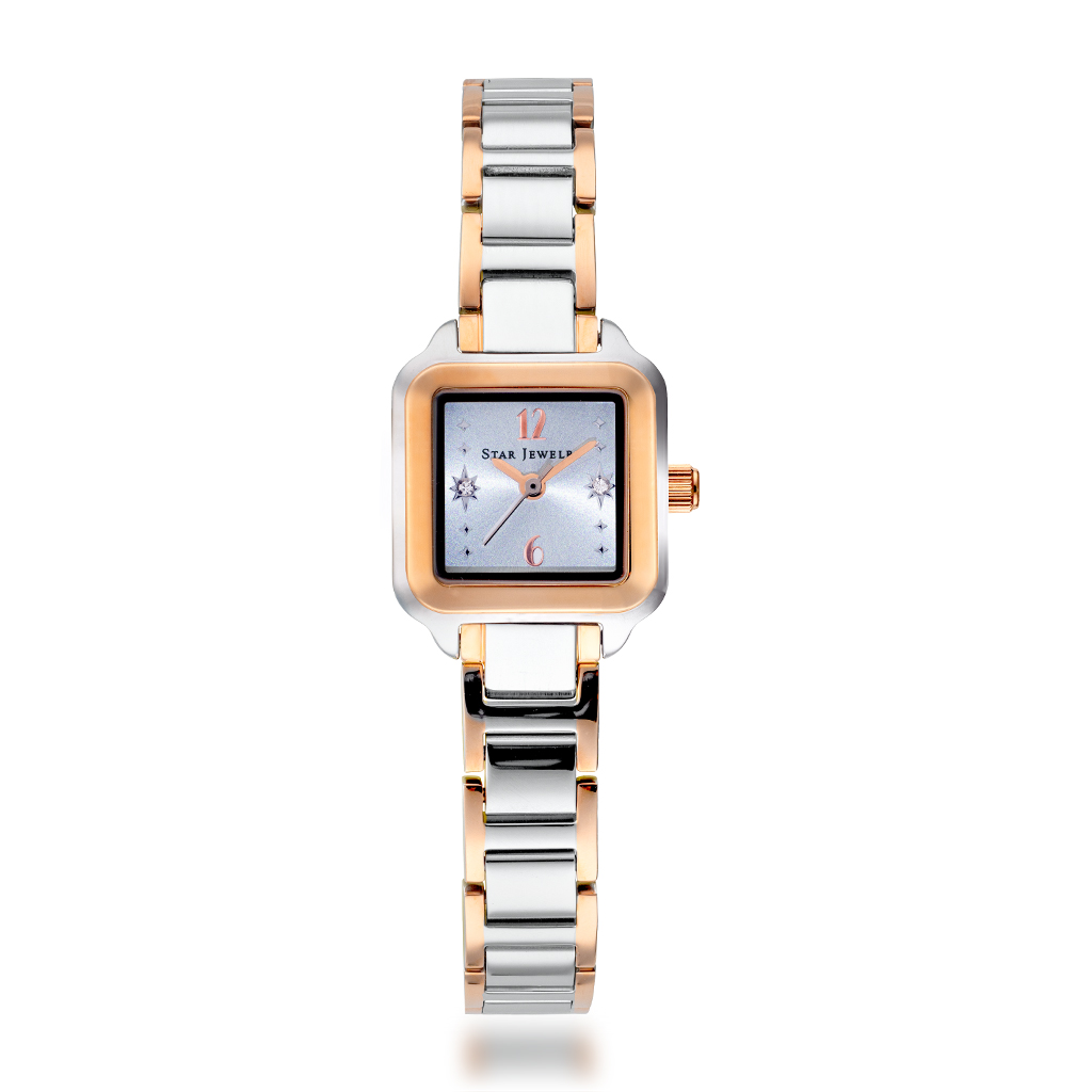 DIAMOND SQUARE WATCH(2SW1106)STEEL ウォッチ｜スタージュエリー公式