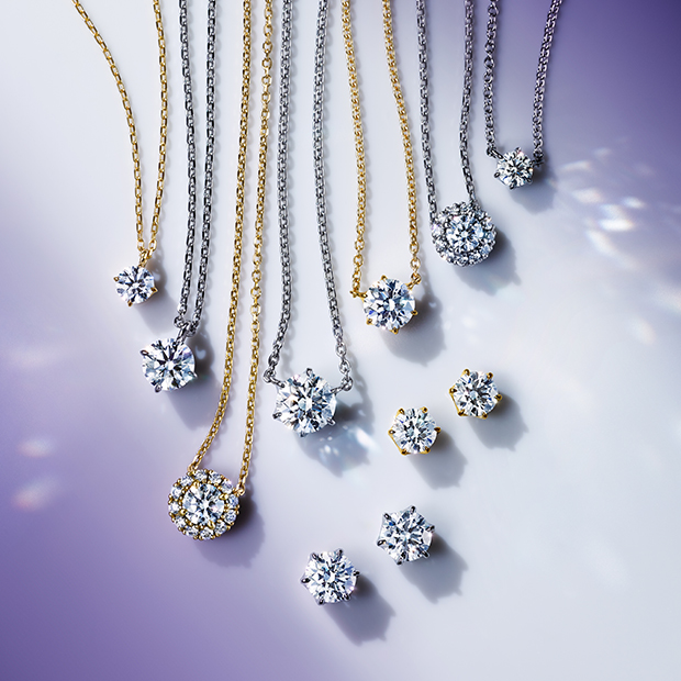 CROSSINGSTAR SETTING NECKLACE(1XN0838)Pt950 ネックレス｜スター