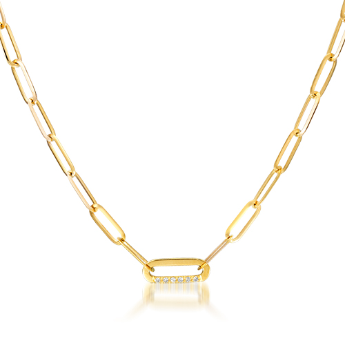 DIAMOND LINK CHAIN NECKLACE(2JN1024)K10 ネックレス｜スター