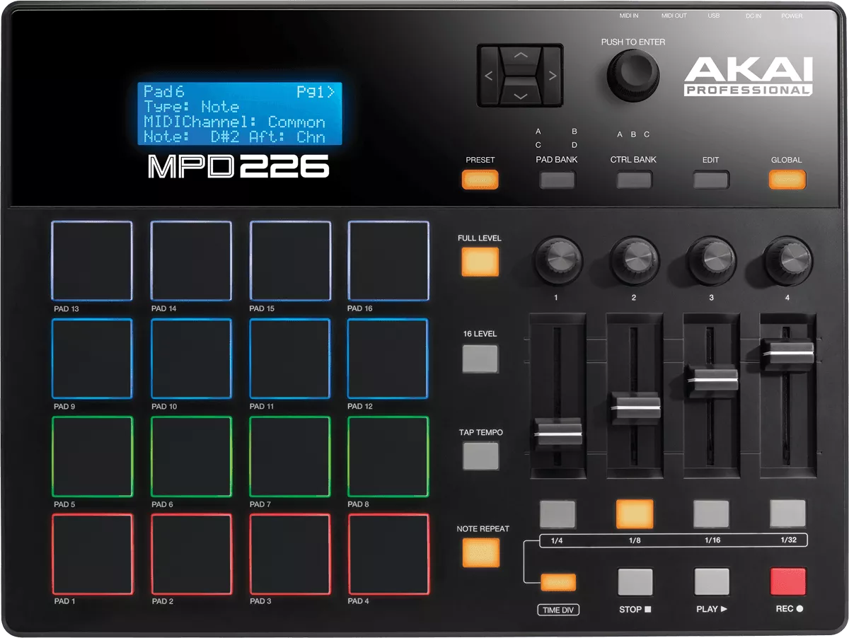 Akai MPD226 Midi controller