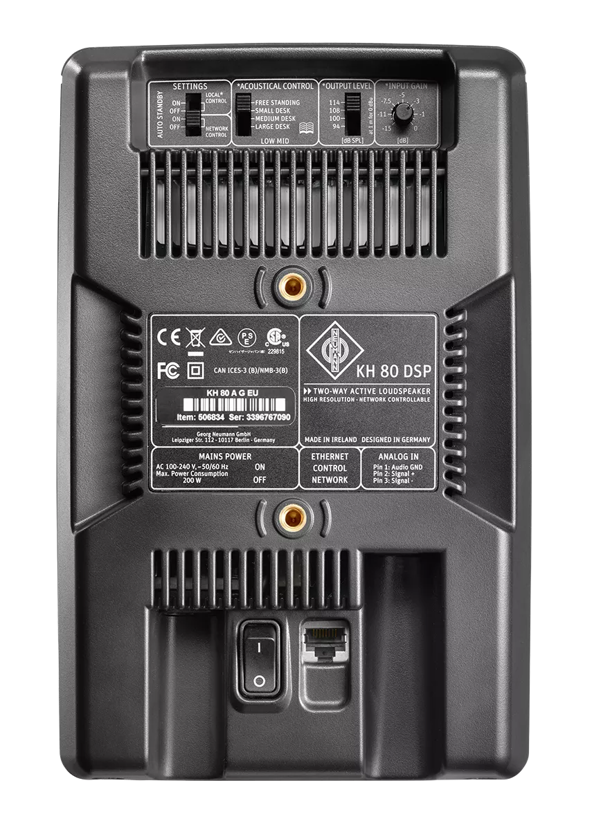 Neumann KH 80 DSP A Grey - one piece Active studio monitor