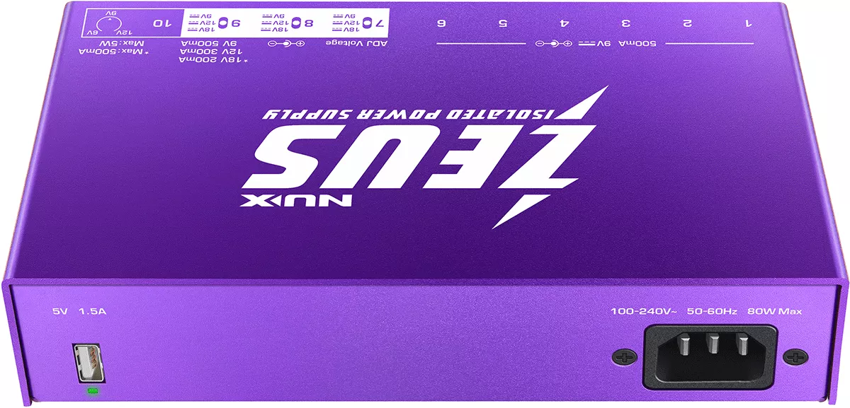 Nux Zeus Isolated Power Supply Pedal power supply