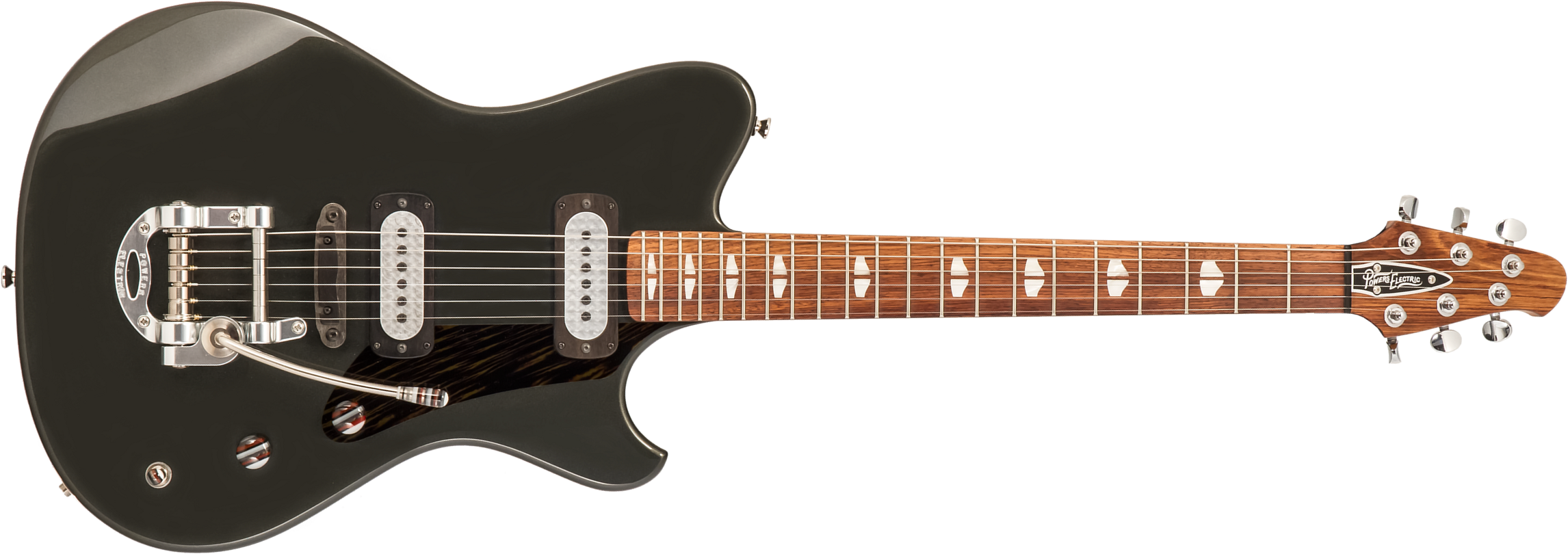 Powers electric A-Type #A393 - onyx green metallic Retro rock