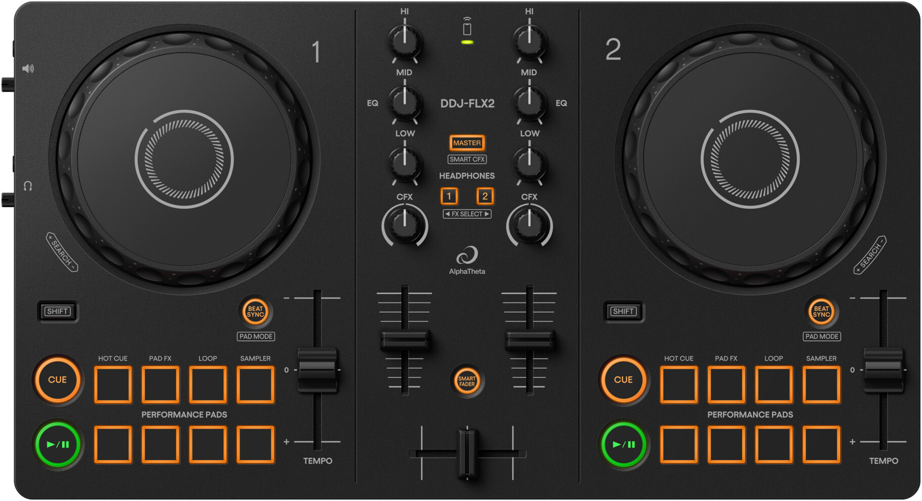 Alphatheta Pioneer dj DDJ-flx2 Usb dj-controller