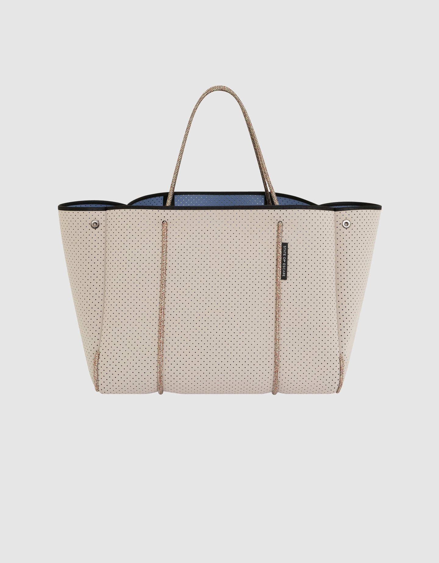 Escape™ tote in stone / washed lapis (dual tone) – State of Escape