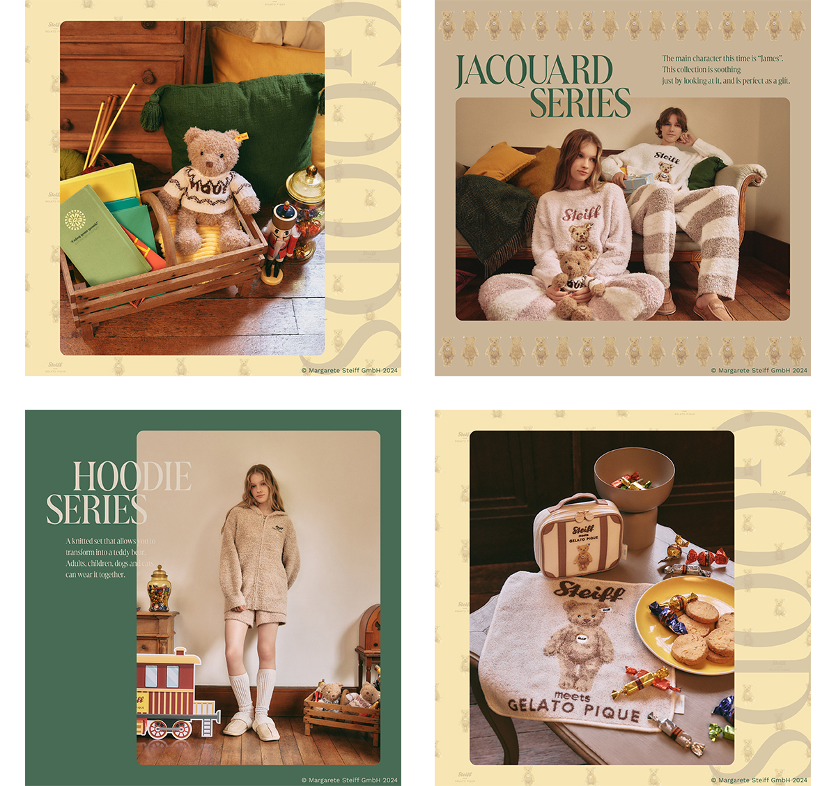 Steiff meets GELATO PIQUE 第二弾 | ドイツ最高級テディベアの