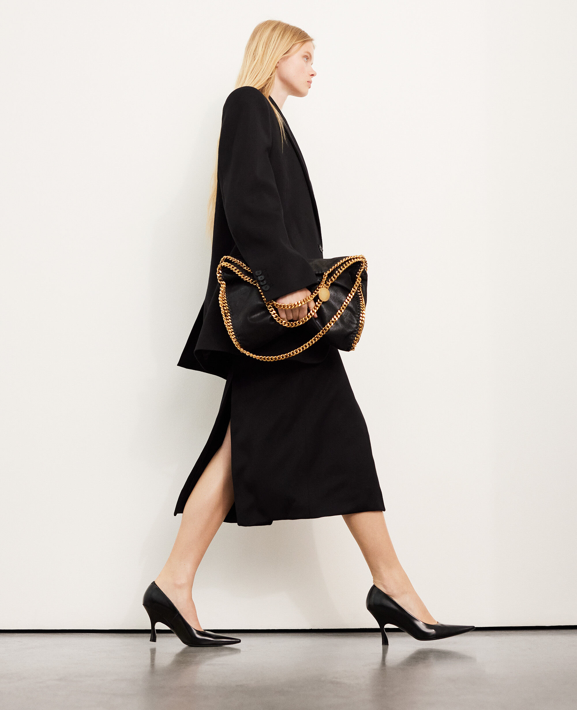 Women ブラック ファラベラ フォールドオーバー トートバッグ | Stella