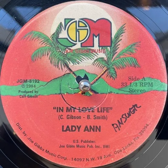 LADY ANN ／ TOYAN / IN MY LOVE LIFE ／ SPIN YOUR ROLL [12inch