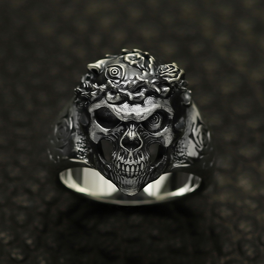 ベルセルク髑髏の騎士/ベヘリット リング シルバーアクセサリー