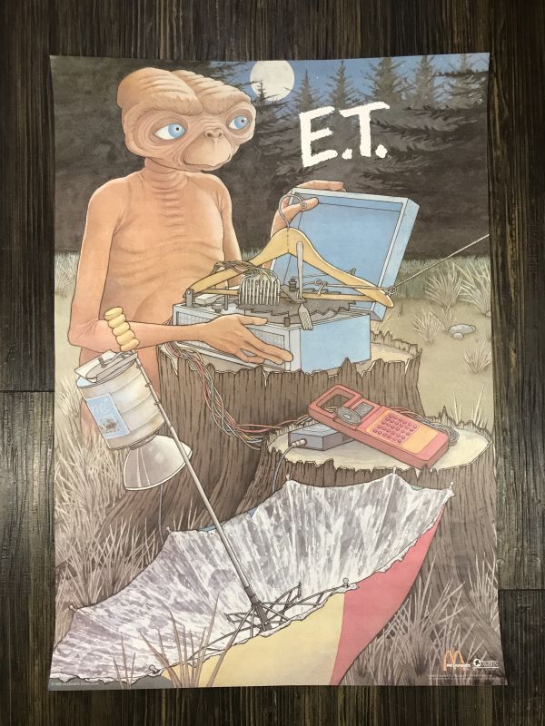 Mcdonald's E.T. Poster イーティー ビンテージ ポスター マクドナルド
