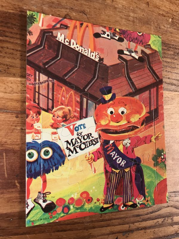 McDonaldland “Mayor McCheese” Mini Jigsaw Puzzle メイヤーマック