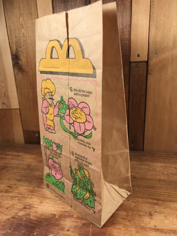 McDonald's “Nature's Helpers” Happy Meal Paper Bag マクドナルド
