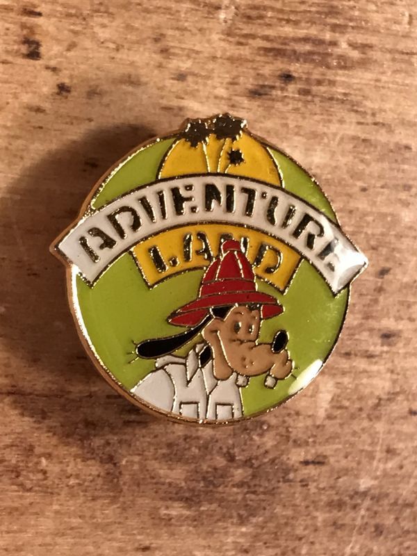 Disneyland Goofy Adventure Land Enamel Pins グーフィー ビンテージ