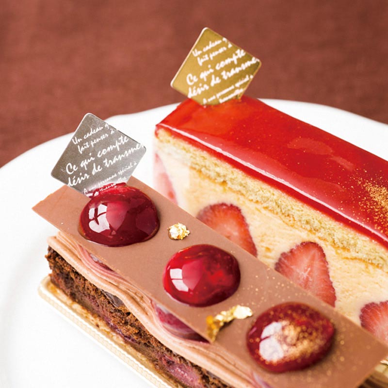 ケーキピック ゴールド