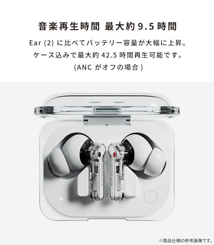 Nothing Bluetooth5.3対応 ハイレゾオーディオ 完全ワイヤレスイヤホン
