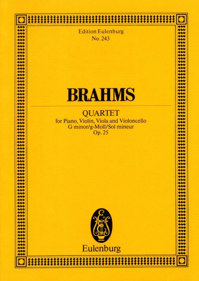Klavierquartett g-Moll op. 25 von Johannes Brahms | im Stretta