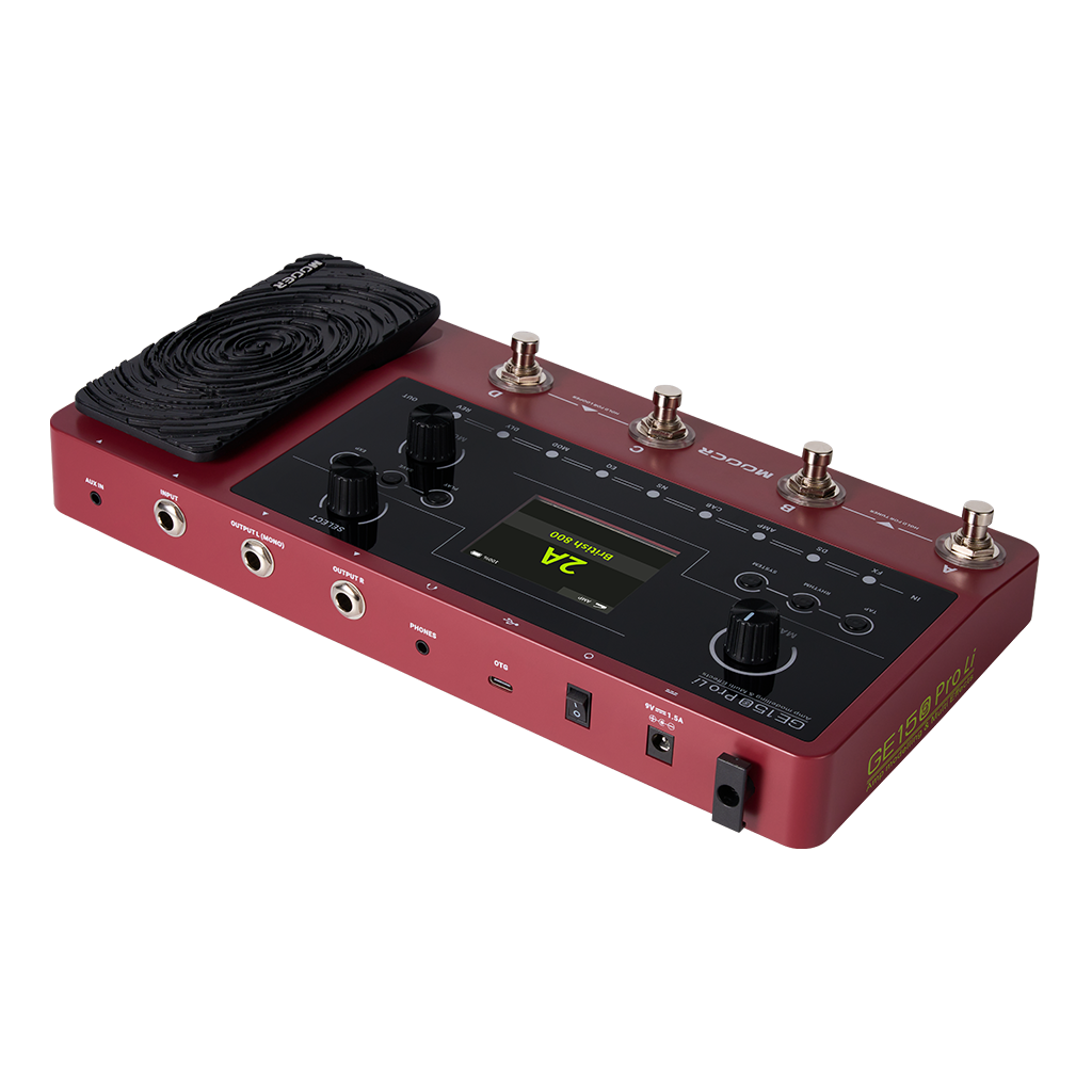 MOOER GE150 PRO Li MULTI-FX PROCESSOR with battery | Strings & Things