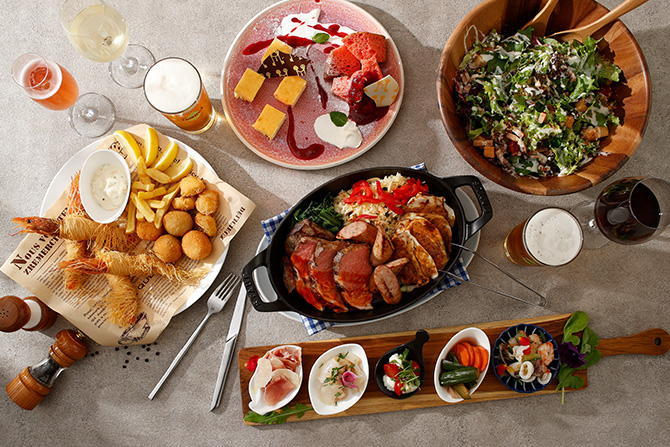 NYスタイル サマーBBQ ビアプラン by カフェ＆ダイニング ゼルコヴァ