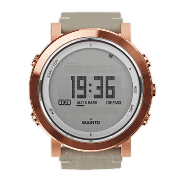 Suunto Essential White Copper leather strap kit