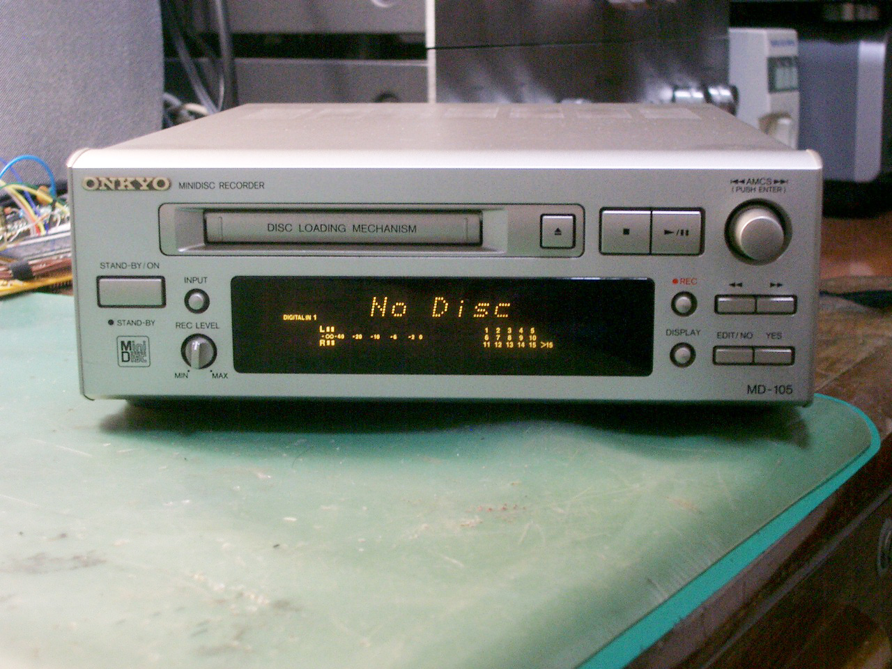ONKYO MDレコーダー MD-105の修理
