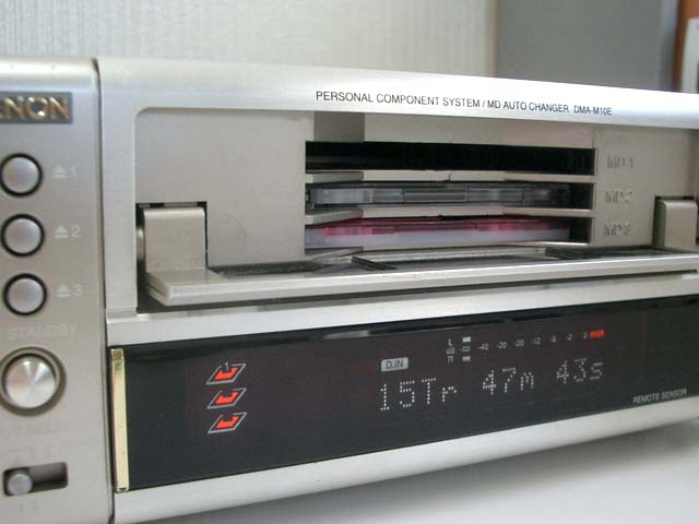 DENON 3連装MDデッキ DMA-M10Eの修理