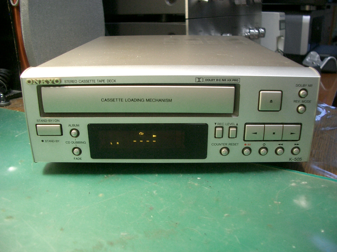 ONKYO カセットデッキ K-505の修理