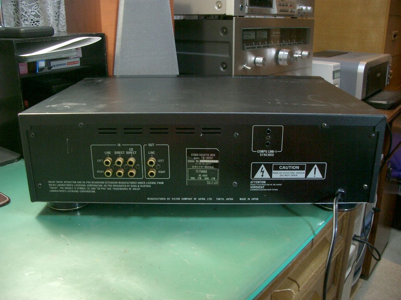 Victor カセットデッキ TD-V631の修理