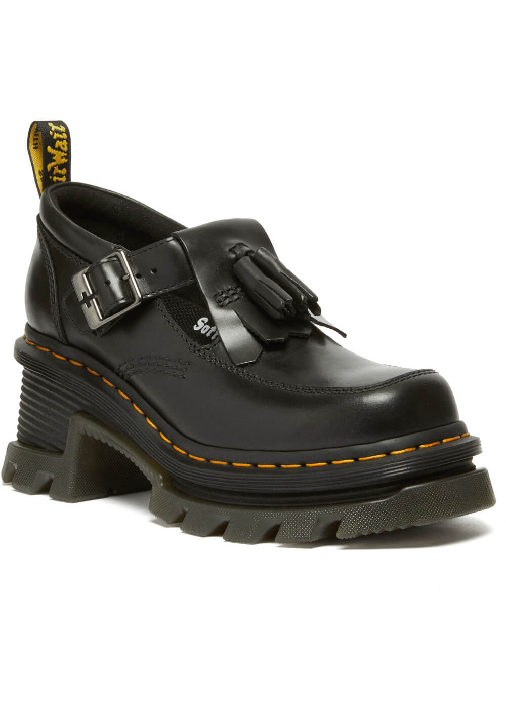 Dr. Martens Corran Atlas Leather Mary Jane Pumps Black - www