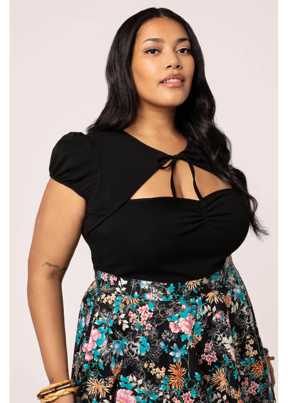 Hell Bunny Priscilla 50's Top Black - www.succubus.us