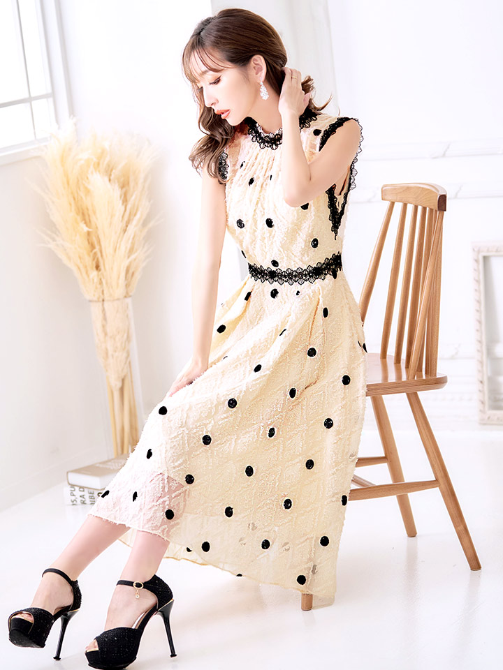 VANESSA HEART / ヴァネッサハート】【OF05】 ドットレース