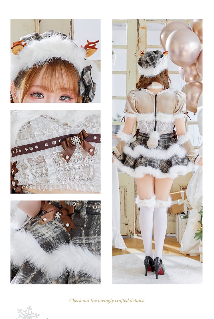 即日発送！】【クリスマスコスプレ9点セット】【Malymoon/マリームーン