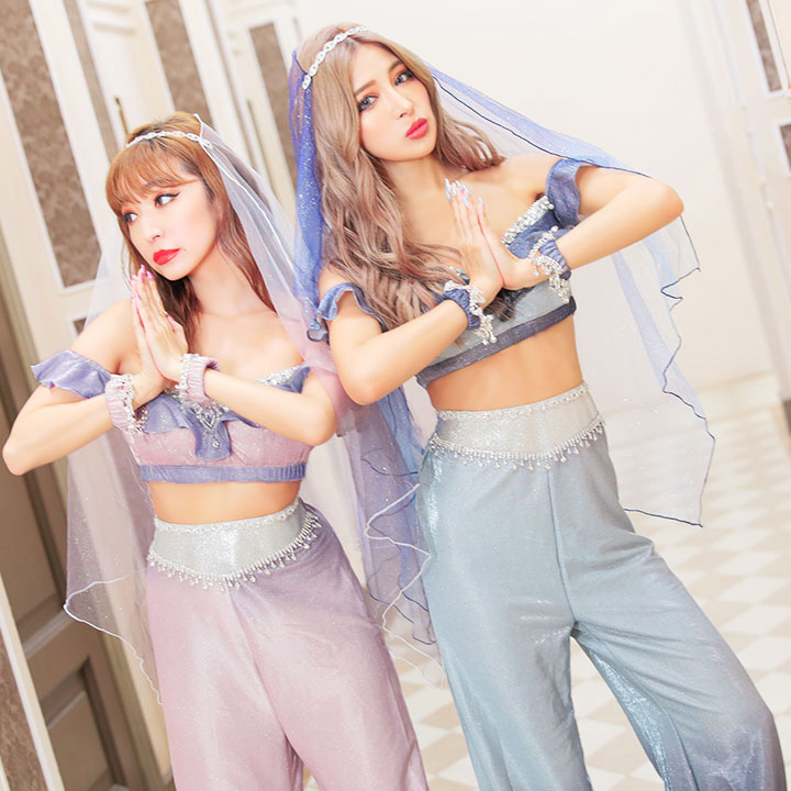 アラビアンガール/アラジンコスプレセット【ハロウィン4点セット