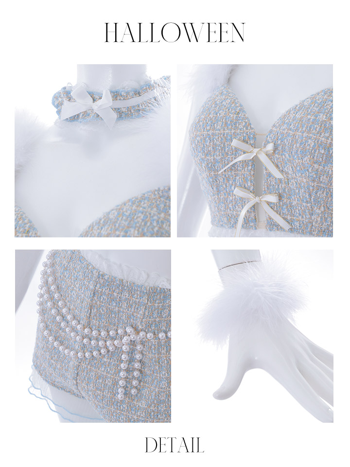 SALE!!】【即日発送】【ハロウィン】 ファーツイードバニー