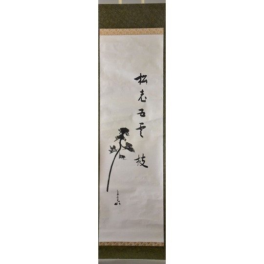 表千家 堀内 宗完 自画賛一行軸 「松老万年枝」 すいぎょく園｜創業