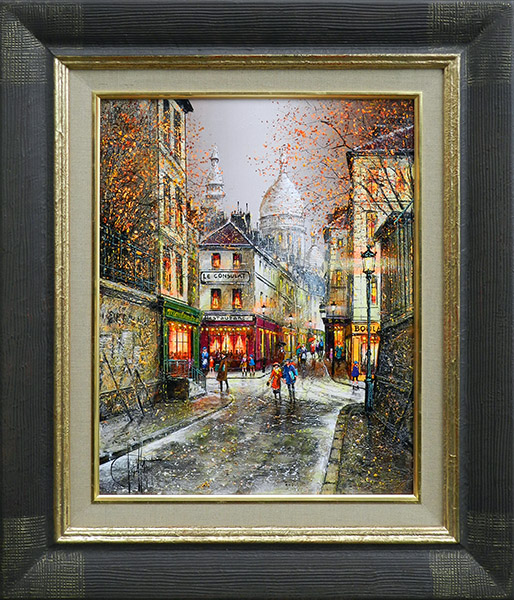 パリ、モンマルトルのノルヴァン通り - アート・絵画の販売、買取なら