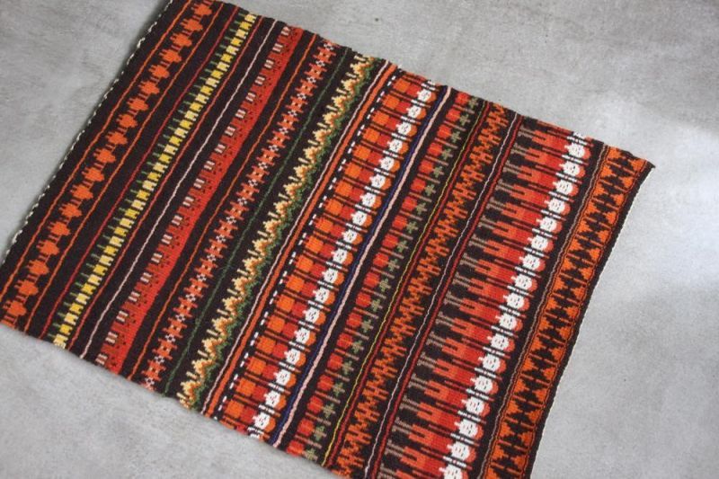 北欧ヴィンテージ／スウェーデン製／Gubbatacke織／ハンドメイド