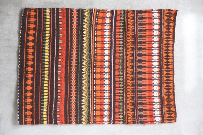 北欧ヴィンテージ／スウェーデン製／Gubbatacke織／ハンドメイド