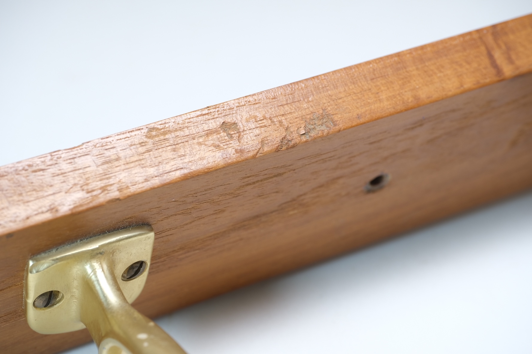 北欧ヴィンテージ雑貨/北欧ビンテージ/チークウォールハンガー/5連フック